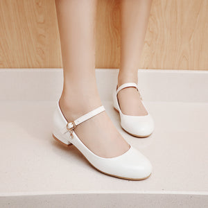 Ankle strap marry jane shoes party dress shoes