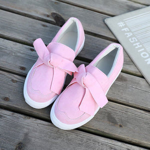 Autumn/winter Bowknot Round Toe Platform Heel Casual Shoes