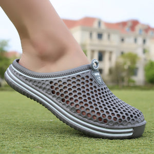 Breathable Summer Clogs for Men,  Lightweight Garden Sandals with Ventilation Holes