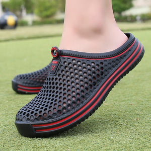 Breathable Summer Clogs for Men,  Lightweight Garden Sandals with Ventilation Holes