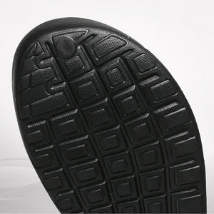 black Breathable Summer Clogs for Men,  Lightweight Garden Sandals with Ventilation Holes