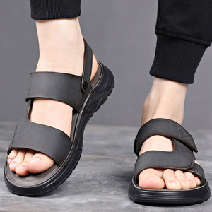 Men's 2-in-1 Non-Slip Beach Slides & Driving-Ready Shoes Open Toe