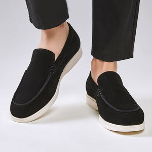 Men's Brushed Suede Slip-On Loafers
