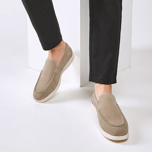 Men's Brushed Suede Slip-On Loafers