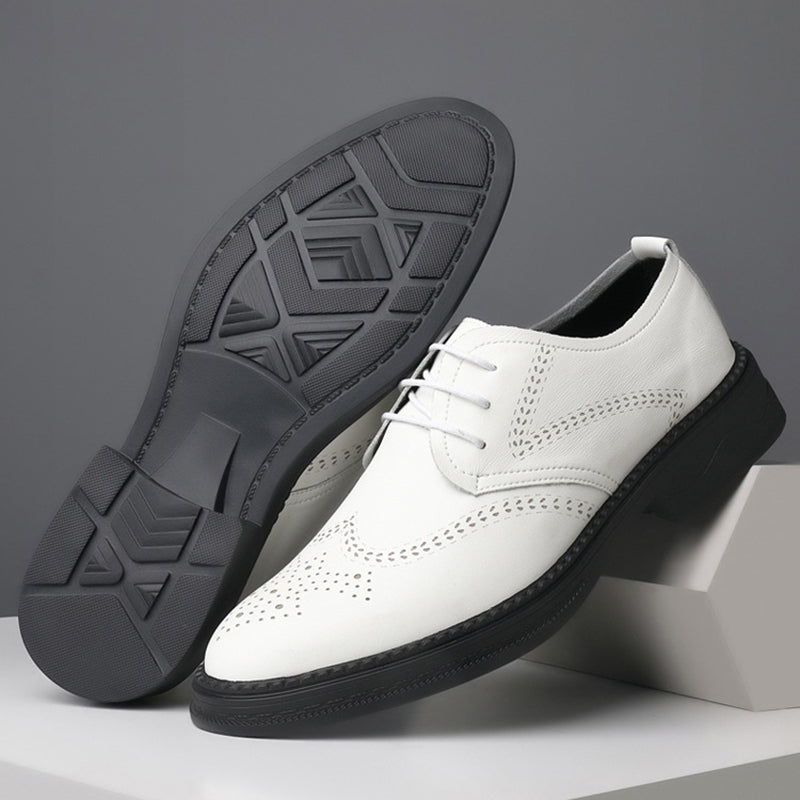 Men's Lace-up wingtips brogue oxfords formal shoes