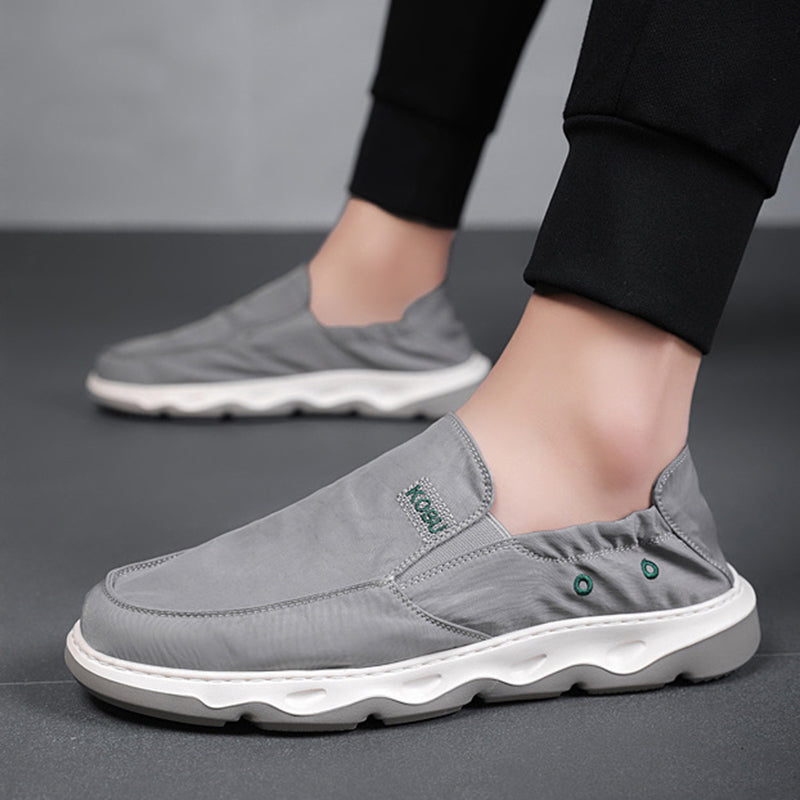 Men's Lightweight Summer Breathable Ice Silk Slip-On Loafers