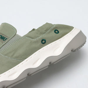 green Men's Lightweight Summer Breathable Ice Silk Slip-On Loafers