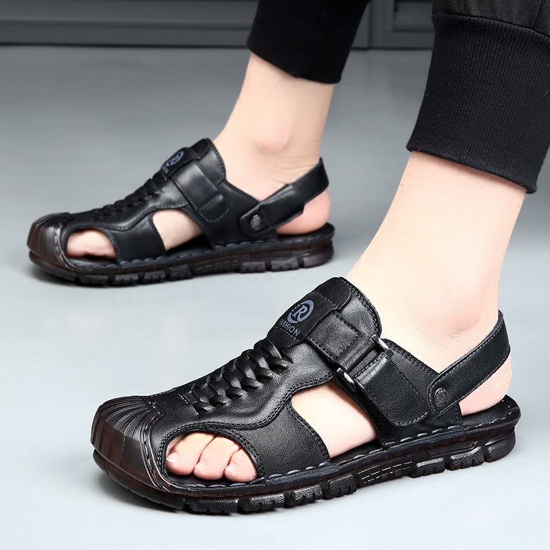 Men's Non-Slip Perforated Sandals for Outdoor