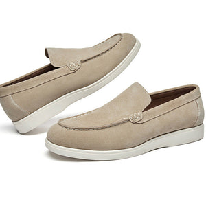 Men's Brushed Suede Slip-On Loafers