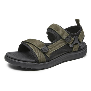Men's mesh sporty sandals with adjustable velcro straps