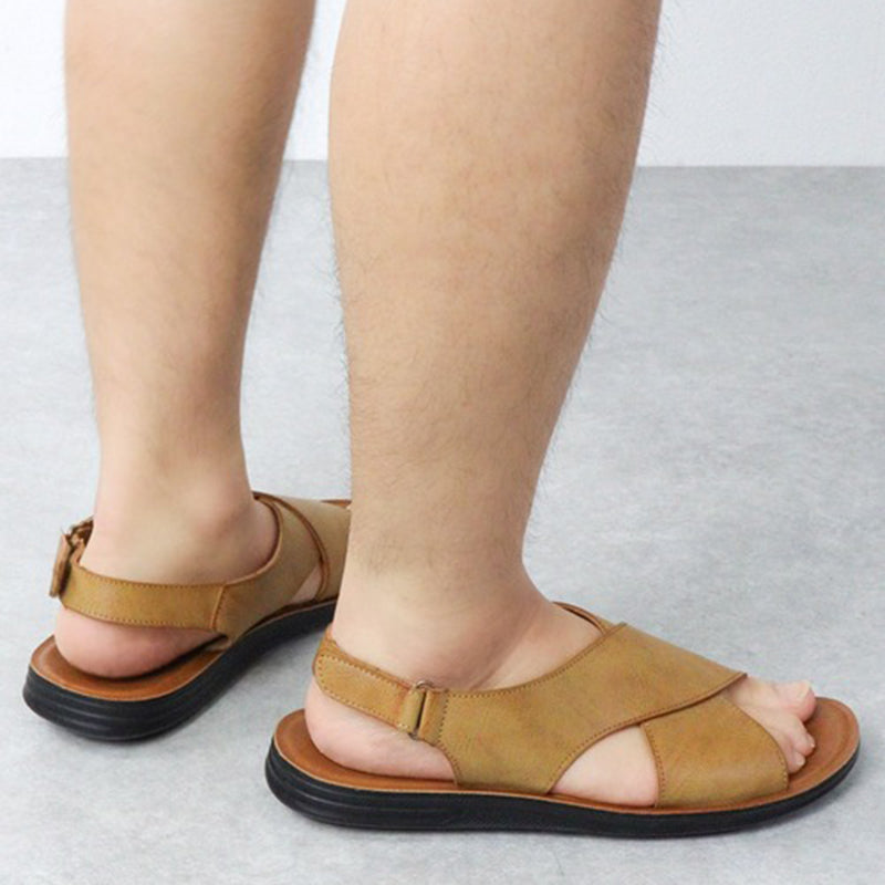 Men's adjustable velcro slingback sandals