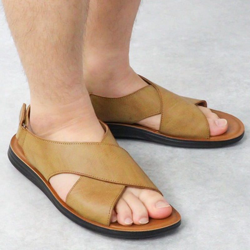 Men's adjustable velcro slingback sandals