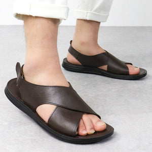 Men's adjustable velcro slingback sandals