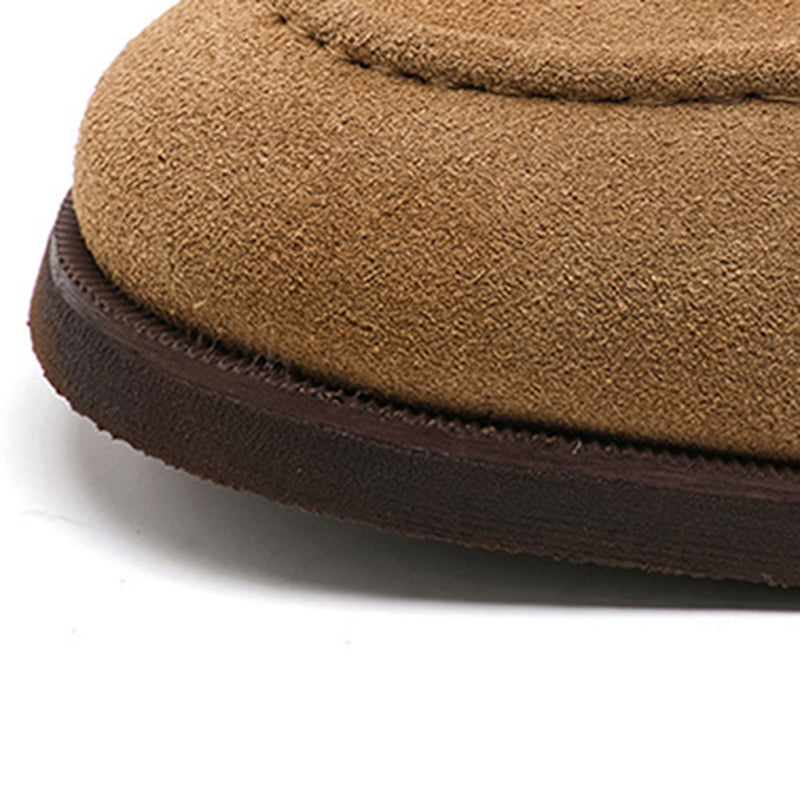 camel Men's faux suede tassels loafers