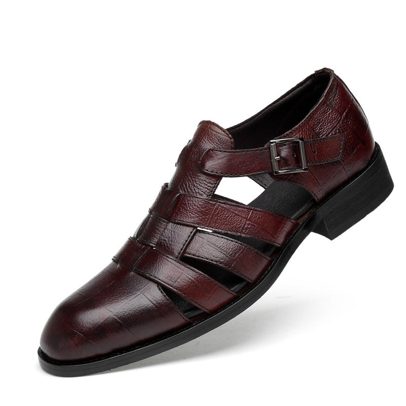 coffee Men's fisherman sandals dress shoes