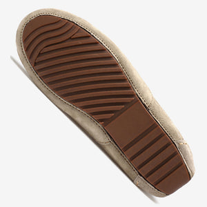 khaki Men‘s flat slip on anti-skid loafers