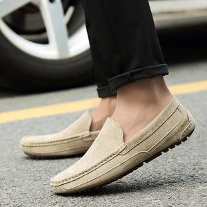Men‘s flat slip on anti-skid loafers