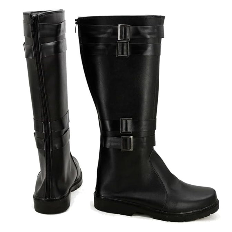 Men's knee high knight boots Halloween costume boots