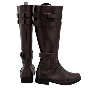 Men's knee high knight boots Halloween costume boots