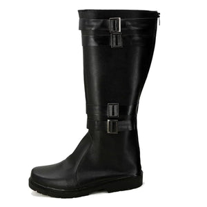 Men's knee high knight boots Halloween costume boots