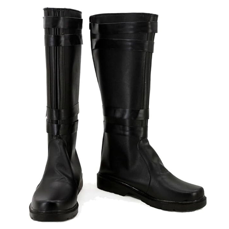 Men's knee high knight boots Halloween costume boots