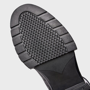 Men's retro side zipper ankle boots