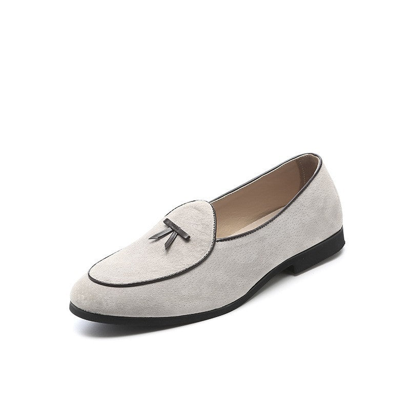 Men's slip-on bow loafers