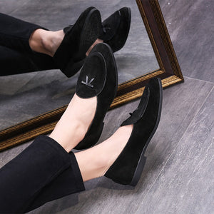 Men's slip-on bow loafers