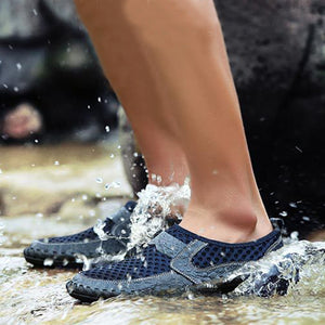 Men's summer mesh breathable slip-on loafers