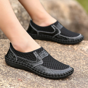 Men's summer mesh breathable slip-on loafers
