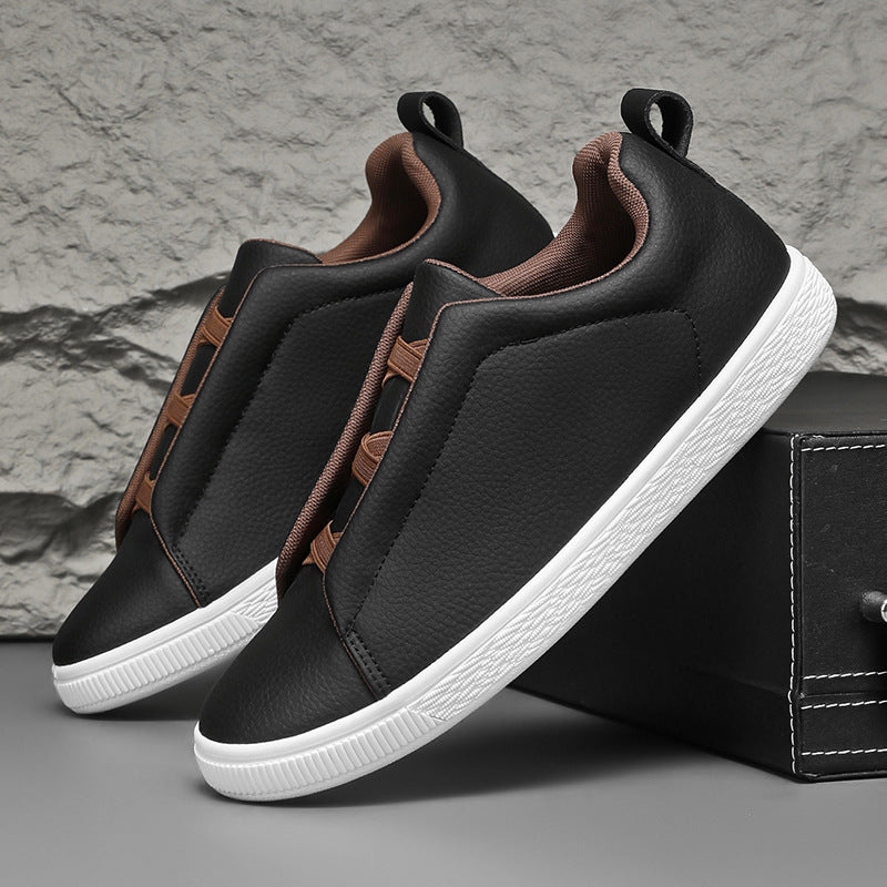 Men's triple elastic criss straps sneakers