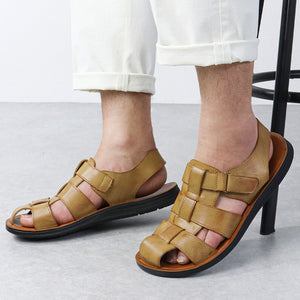 Men's vintage fisherman sandals with soft sole