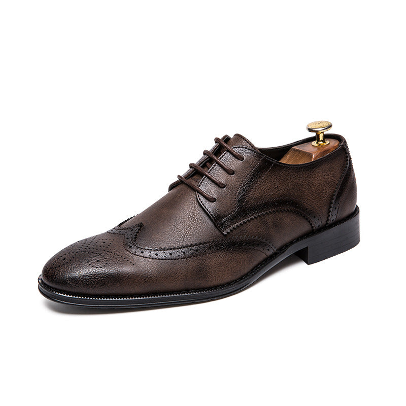 Men's vintage wingtips Brogues oxfords shoes