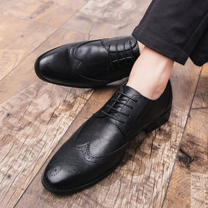 Men's vintage wingtips Brogues oxfords shoes