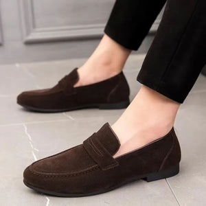 Spring summer men's plain slip-ons