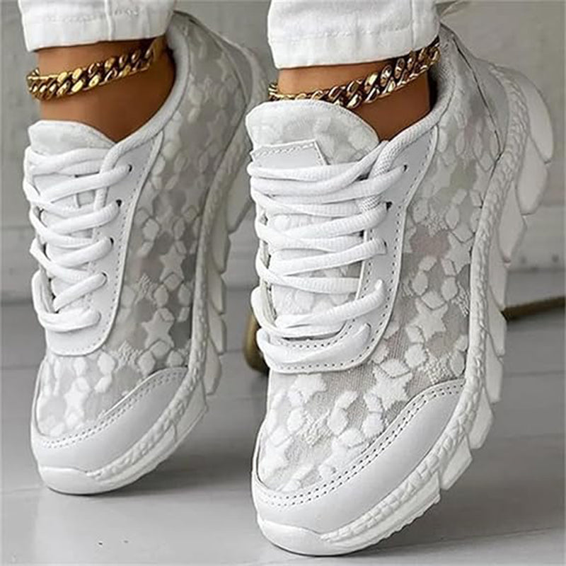 Summer breathable mesh sneakers lightweight comfortable