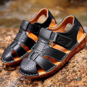 black Summer men's fisherman sandals