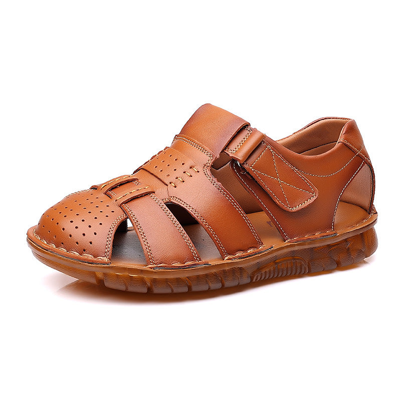 brown Summer men's fisherman sandals