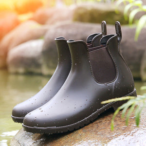 Women Elastic Band Rain Boots