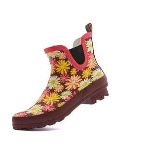 Women's Anti Slip Floral Printed Rain Boots