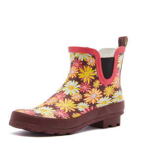 Women's Anti Slip Floral Printed Rain Boots
