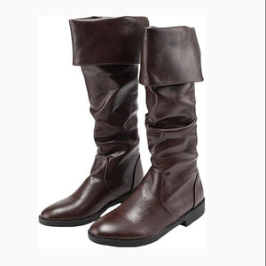 brown Women's Ruched Renaissance Boots