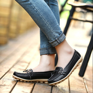 Women's comfortable walking loafers anti-skid