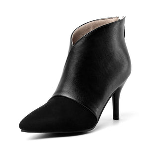 Women's fall winter stiletto heels dress booties