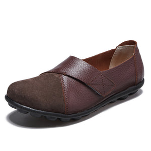 coffee Women's casual lightweight comfy slip on loafers
