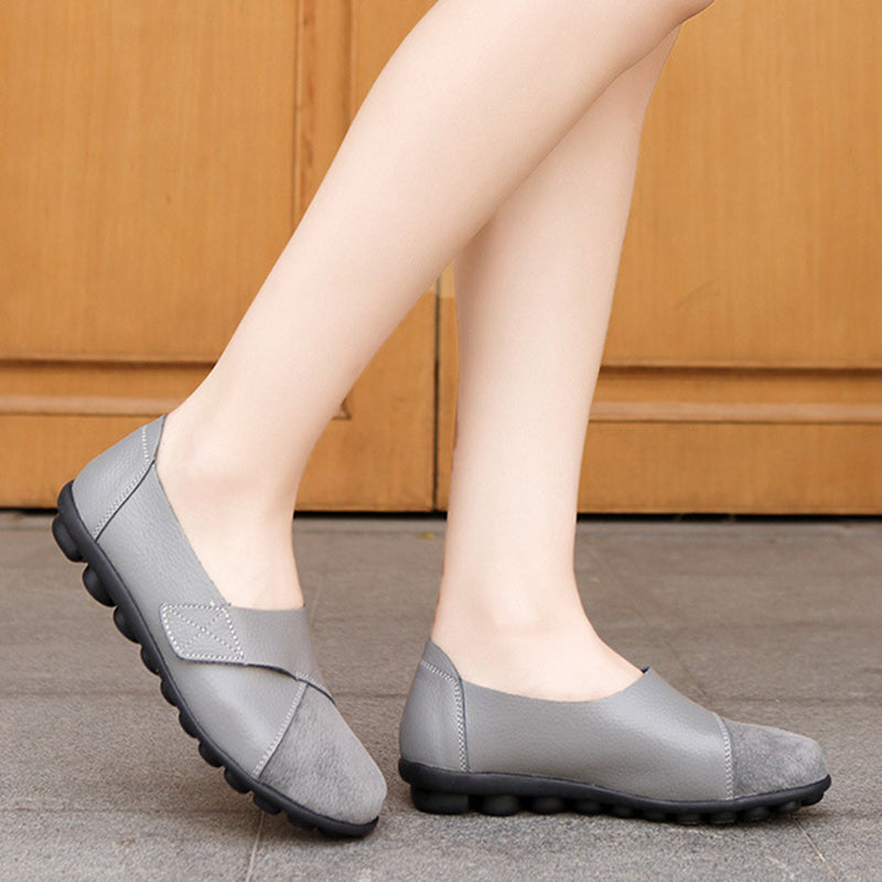 gray Women's casual lightweight comfy slip on loafers