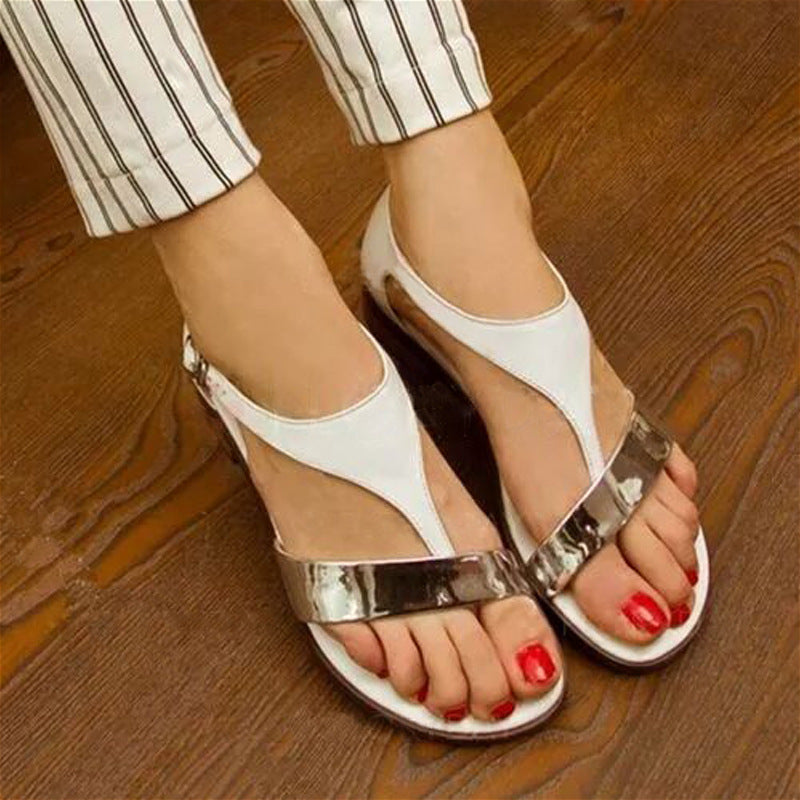 Women's clip toe thong sandals