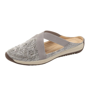 Women's comfortable walking closed toe mules