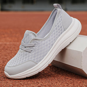 Women's mesh breathable soft sole comfort walking loafers for summer