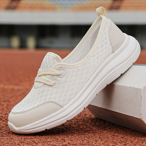 Women's mesh breathable soft sole comfort walking loafers for summer